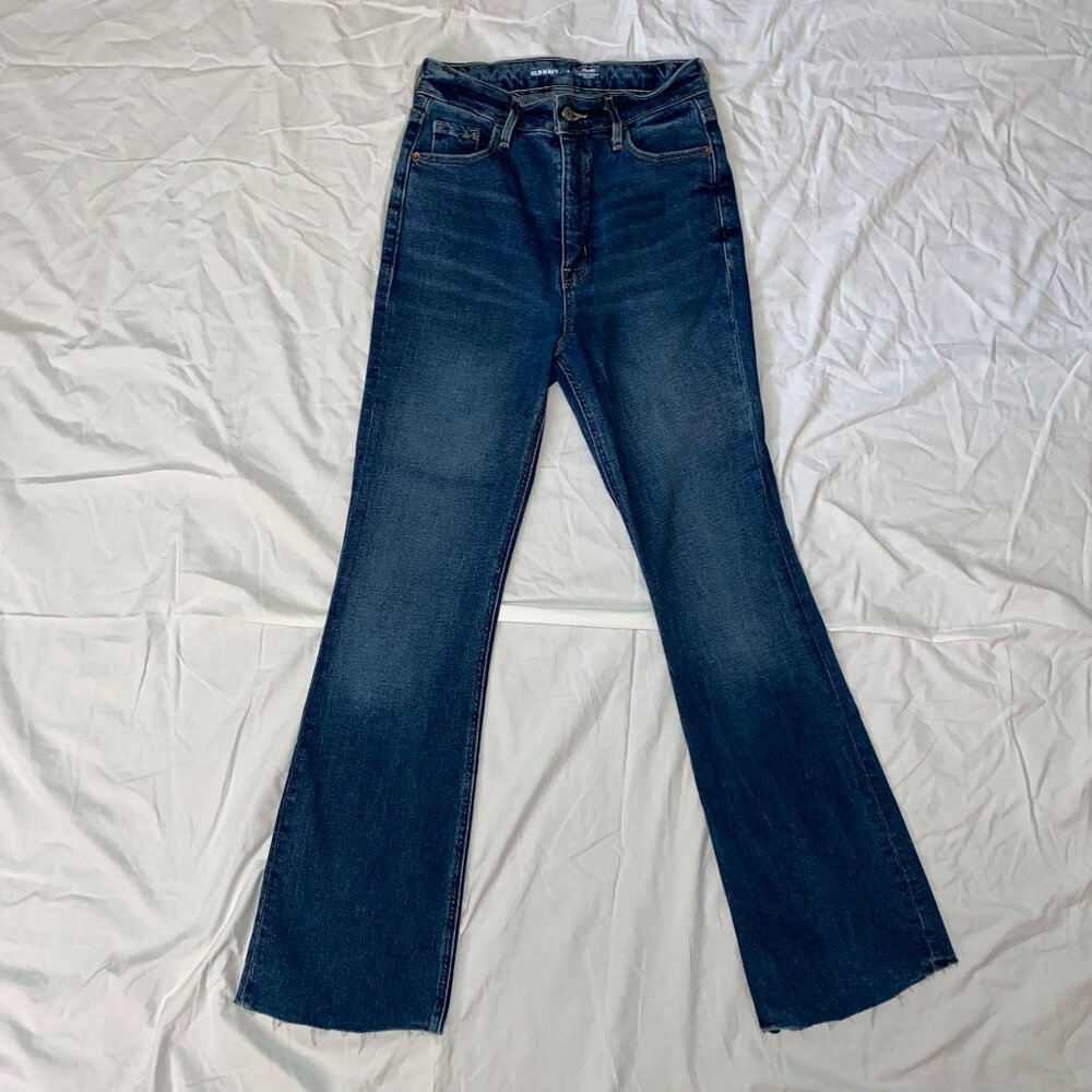 Women's Flare Cut High Rise Jeans - Old Navy